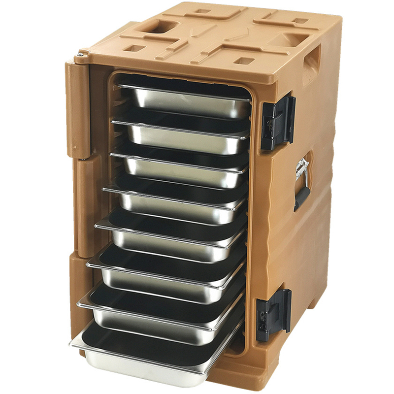 Hot And Cold Food Transport Containers Insulated Food Trolley / Food