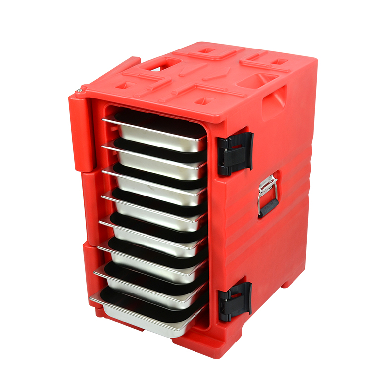 Hot And Cold Food Transport Containers Insulated Food Trolley / Food